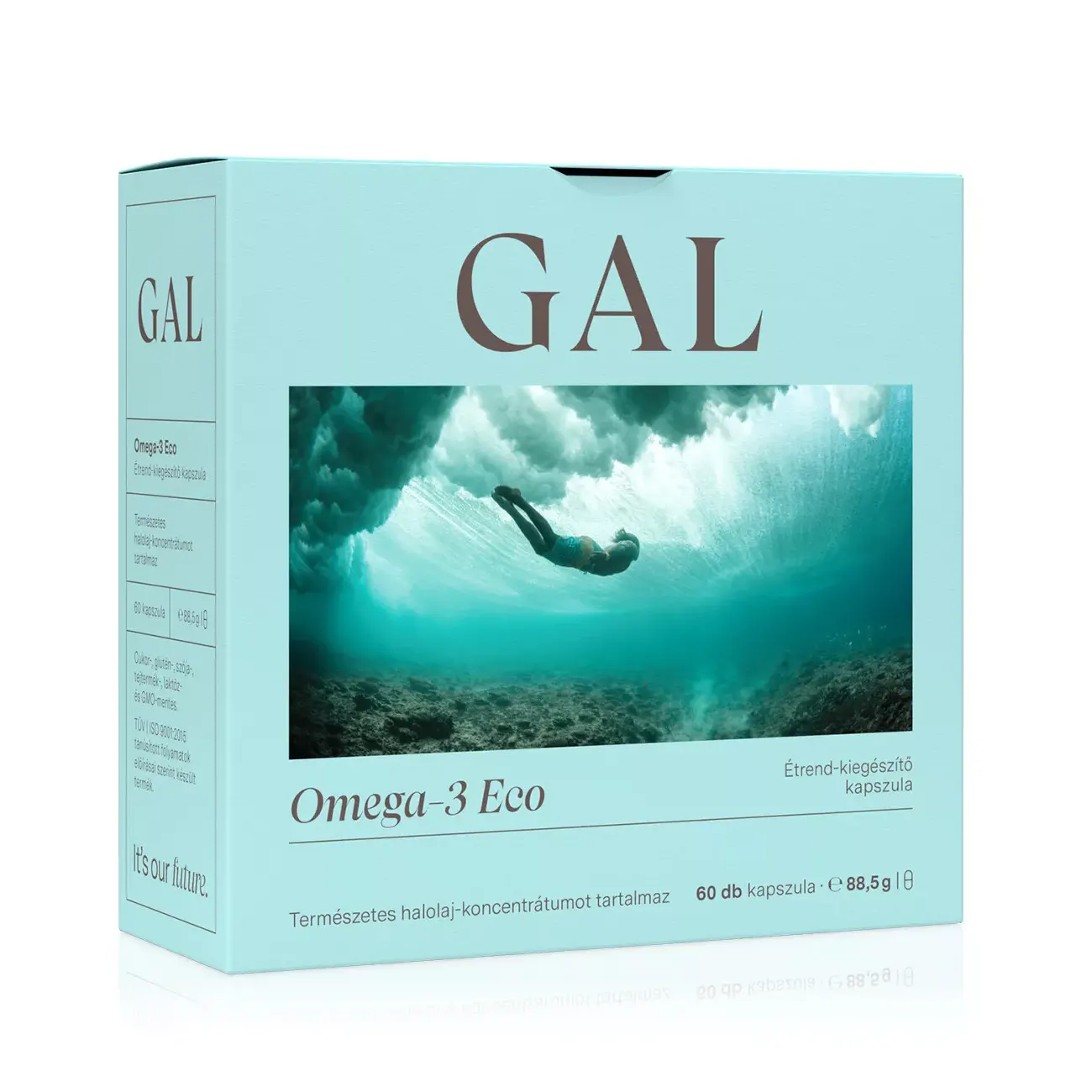 GAL Omega-3 Eco halolaj kapszula - 60 db