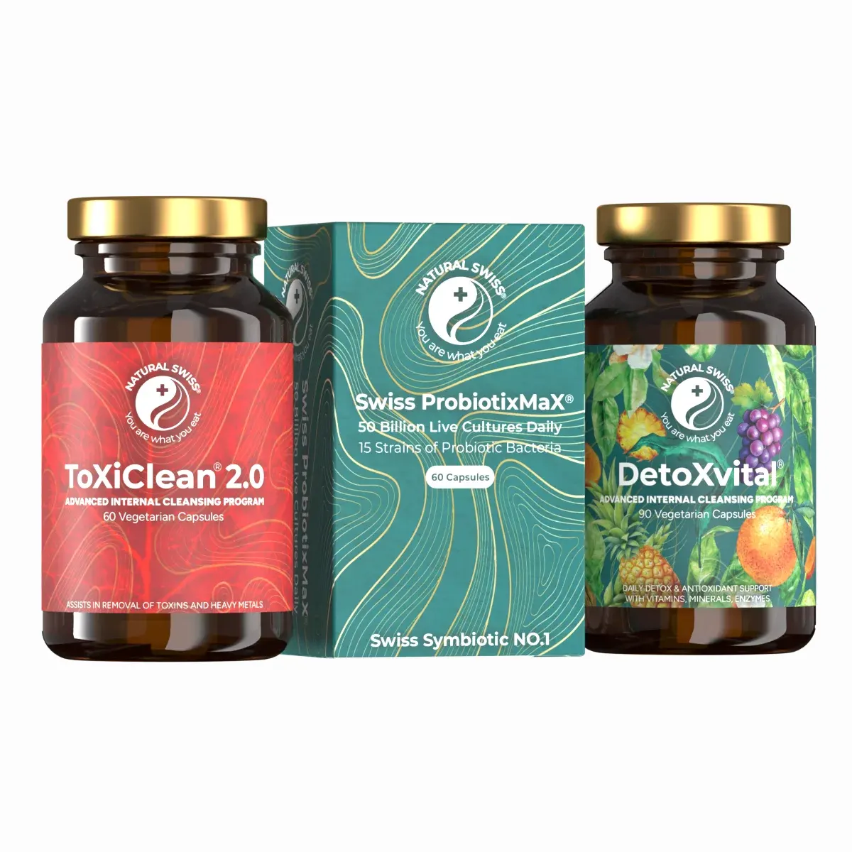 NaturalSwiss ToxiClean méregtelenítő kúra - 30 adag