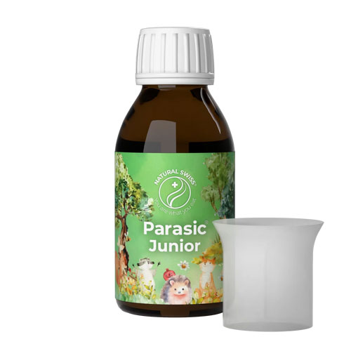 NaturalSwiss Parasic Jr. gyógyfüves féregirtó kiegészítő gyermekek számára - 150ml