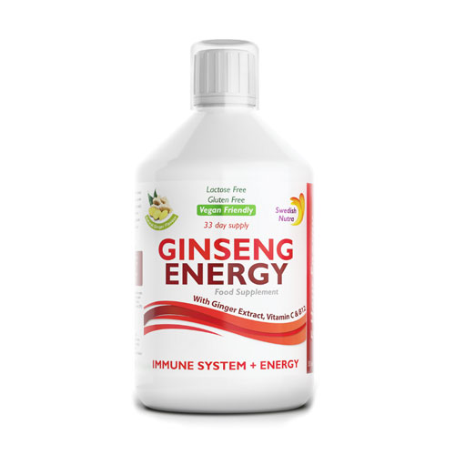 Swedish Ginseng Energy ázsiai és szibériai ginsenggel - 500ml