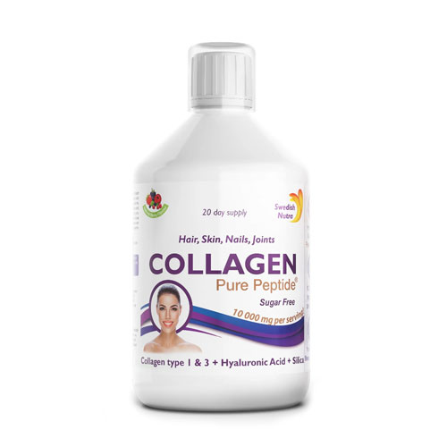 Swedish Nutra Hidrolizált marhakollagén ital 10000mg cukormentes - 500ml