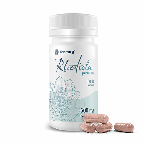 Tenmag Rhodiola Premium kivonat a stressz tüneteinek csökkentésére - 60db