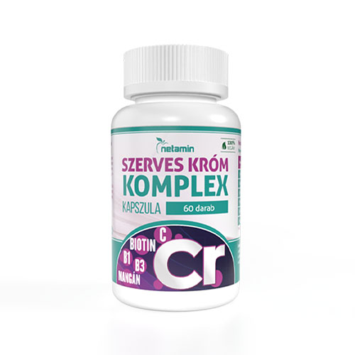 Netamin Szerves króm komplex - 60db