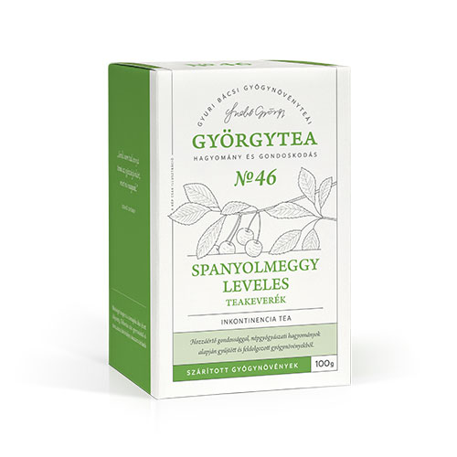Györgytea Spanyolmeggy leveles teakeverék inkontinenciára - 100g Györgytea Spanyolmeggy leveles teakeverék inkontinenciára - 100g