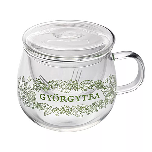 Györgytea Üvegszűrős csésze - 350ml