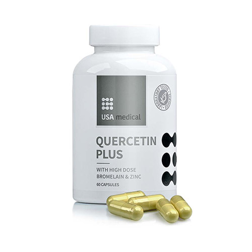 USA Medical Kvercetin kapszula cinkkel - 60db