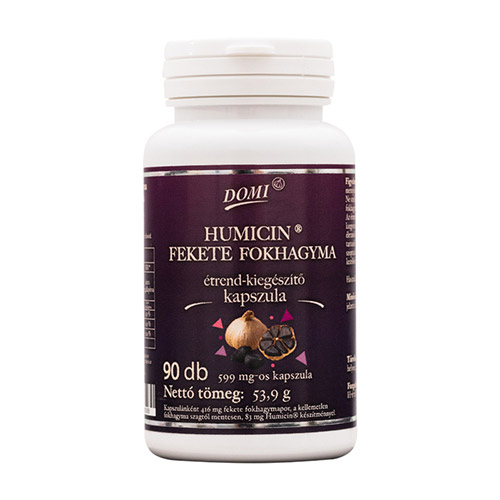 Domi Humicin fekete fokhagyma kapszula - 90db