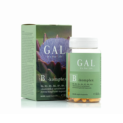 GAL B-komplex vegán kapszulában - 60db GAL B-komplex vegán kapszulában - 60db