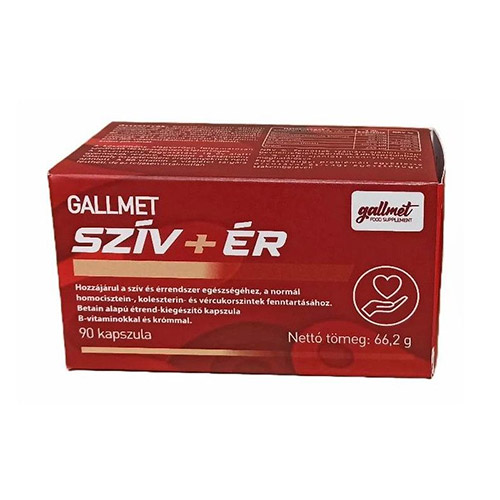 Gallmet Szív + Ér kapszula - 90db