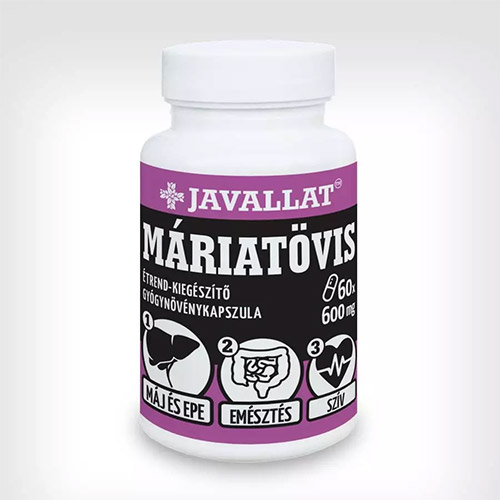 Javallat Máriatövis kapszula - 60db
