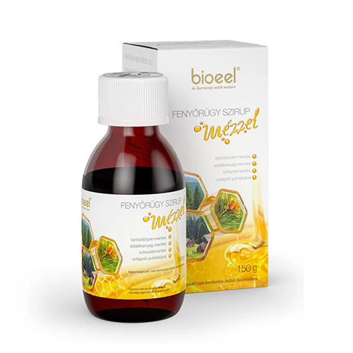 Bioeel Fenyőrügy szirup mézzel - 150g Bioeel Fenyőrügy szirup mézzel - 150g