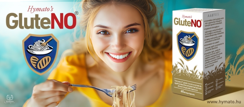 Hymato GluteNO kapszula gluténbontó enzimmel - 60db Hymato Gluteno