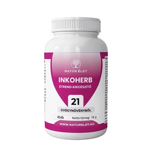 Natúr Élet Inkoherb kapszula vizelettartási problémákra - 45db Natúr Élet Inkoherb kapszula vizelettartási problémákra - 45db