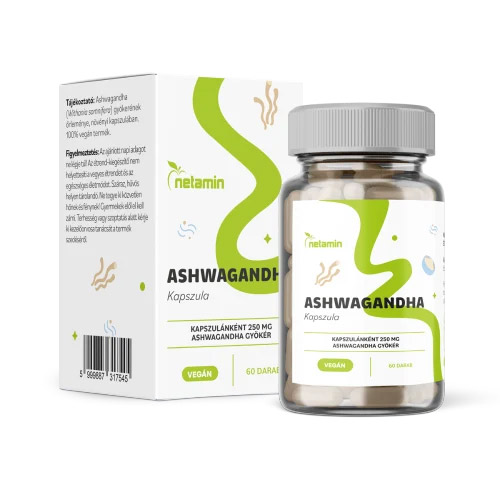 Netamin Ashwagandha 250mg kapszula - 60db Netamin Ashwagandha 250mg kapszula - 60db