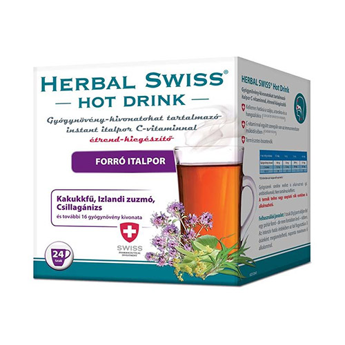 Herbal Swiss Hot Drink instant forró italpor gyógynövényekkel – 24db