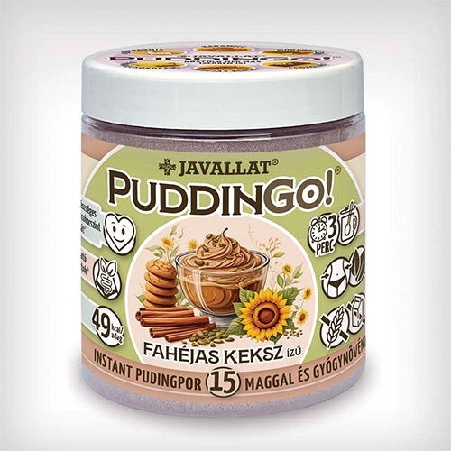 Javallat PuddinGo! Fahéjas keksz ízű instant pudingpor - 300g