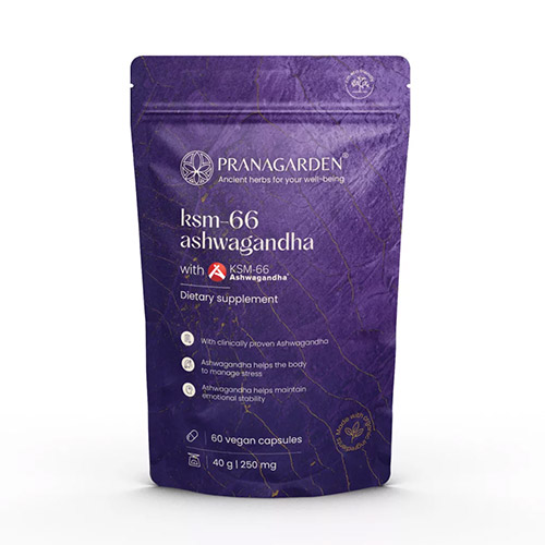 Pranagarden KSM-66 Ashwagandha gyógynövény kapszula - 60db
