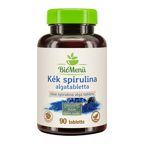 BioMenü Bio Kék spirulina algatabletta - 90db