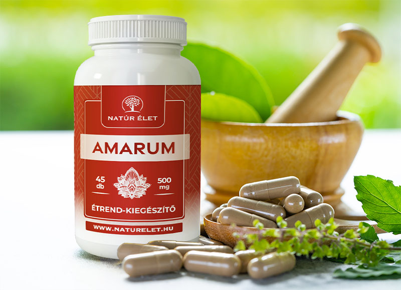 Natúr Élet Amarum kapszula a máj regenerálásáért - 45db