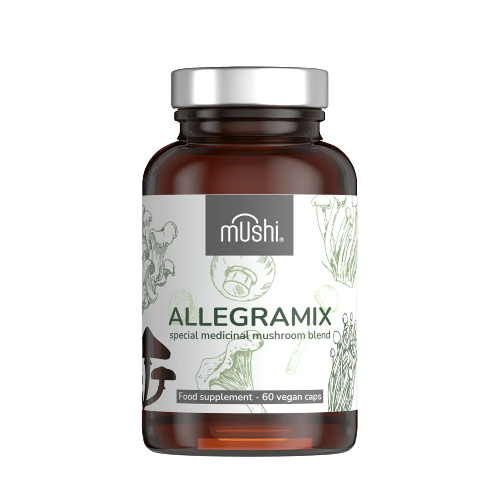 Mushi AllegraMix gyógygomba-keverék allergia ellen - 60db