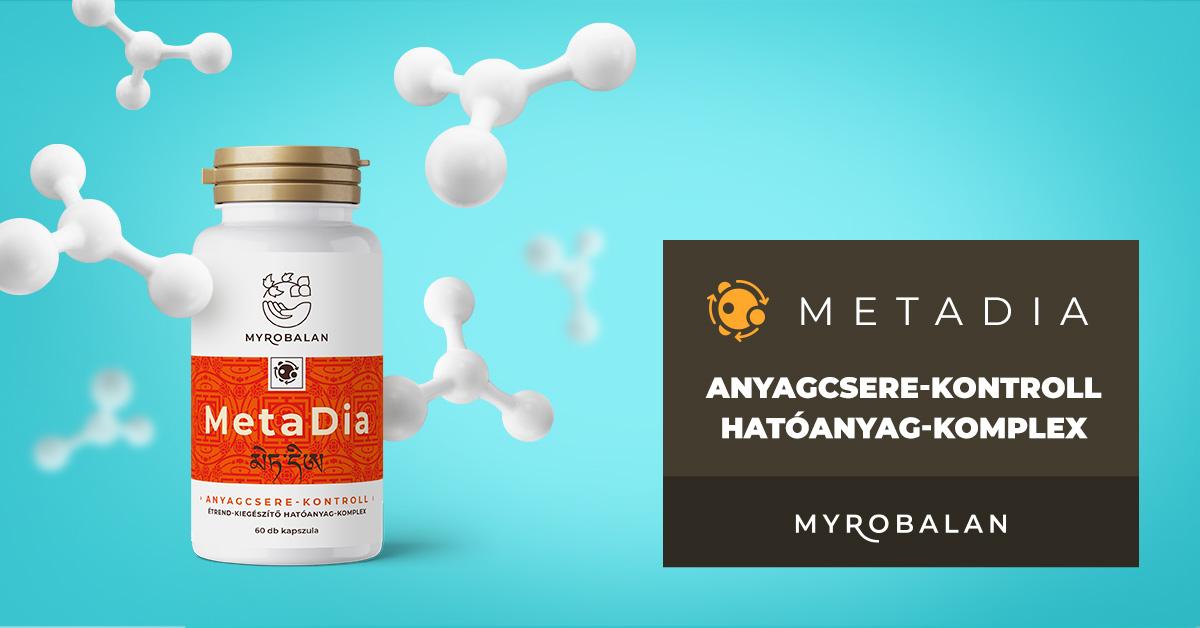 Myrobalan MetaDia anyagcsere kontroll gyógynövény-komplex - 60db 
