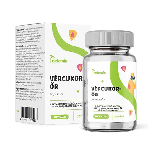 Netamin Vércukor-Őr kapszula - 30db