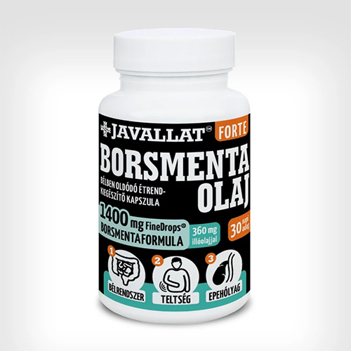Javallat Forte Borsmenta olaj kapszula - 60db