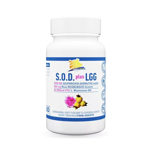 Napfényvitamin S.O.D. plus LGG kapszula szuperoxid-dizmutáz enzim élőflórával - 60db