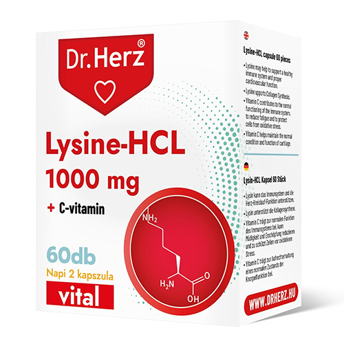 Dr. Herz Lysine HCL 1000mg kapszula - 60db