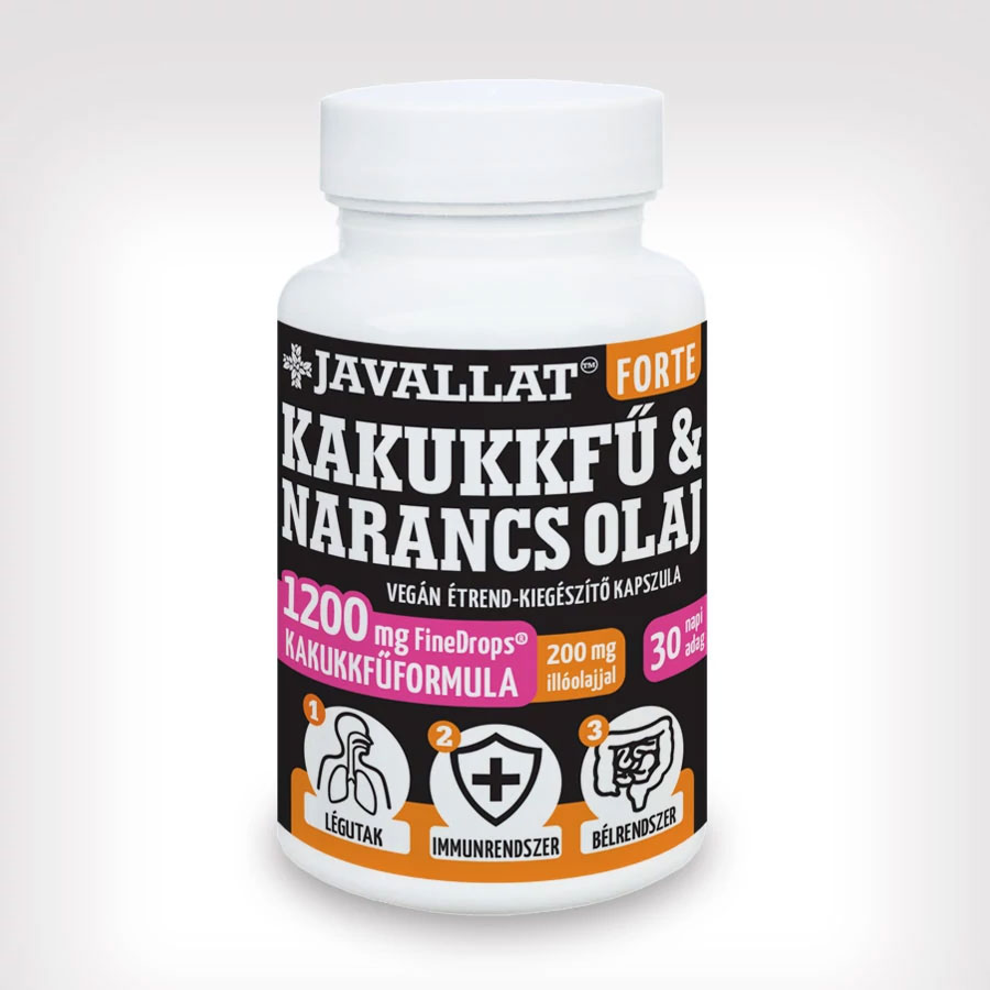 Javallat Forte Kakukkfű és narancs olaj kapszula - 60db