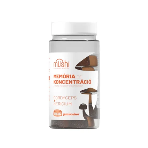Mushi Memória és koncentráció gyógygombás gumicukor - 60db