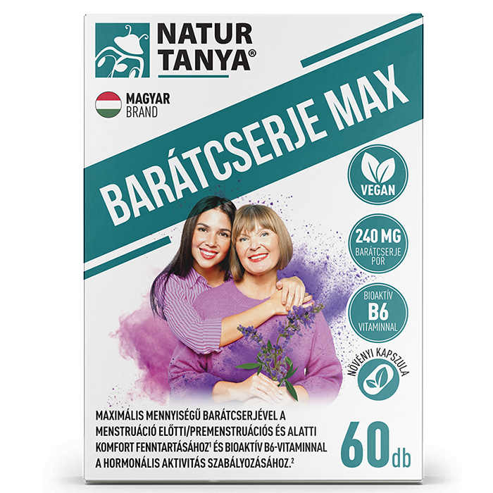 Barátcserje MAX kapszula B6-vitaminnal