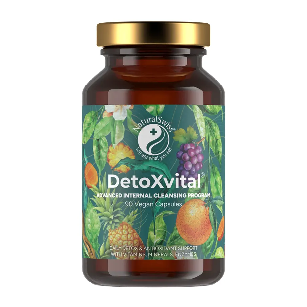 NaturalSwiss DetoXvital méregtelenítő kapszula - 90db