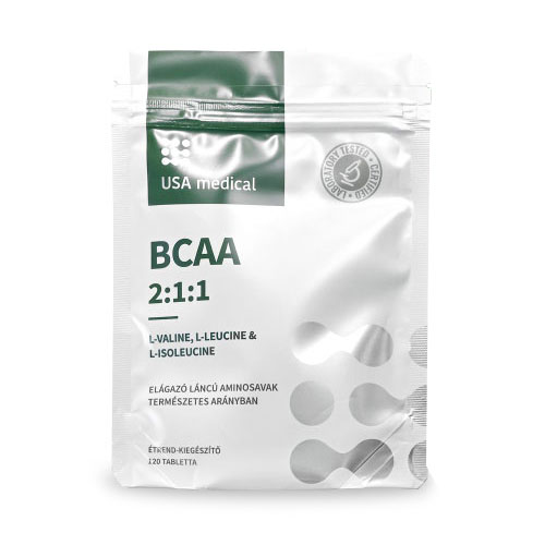 USA Medical BCAA 2:1:1 tabletta - 120db