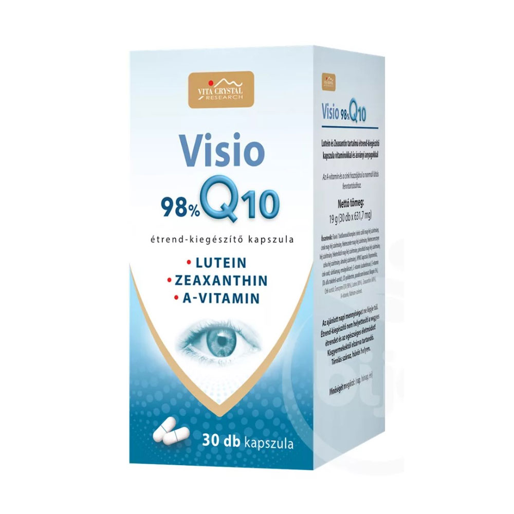 Vita Crystal Visio Q10 kapszula luteinnel - 30db