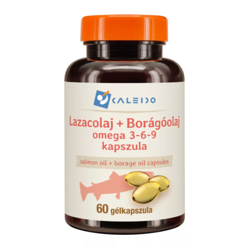 Caleido Lazacolaj + Borágóolaj Omega 3-6-9 kapszula - 60db