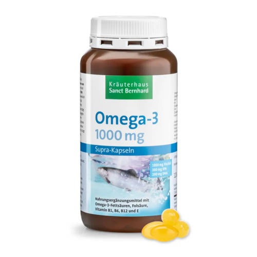 Sanct Bernhard Omega-3 Supra 1000mg halolaj kapszula - 120db