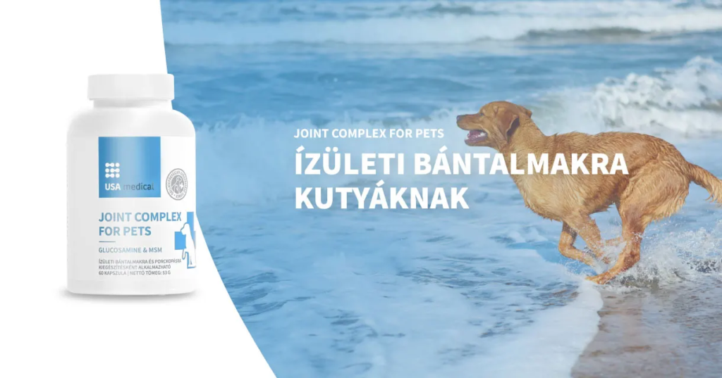 USA Medical Porc és ízület támogató kapszula kutyáknak - 60db USA Medical Porc és ízület támogató kapszula kutyáknak - 60db