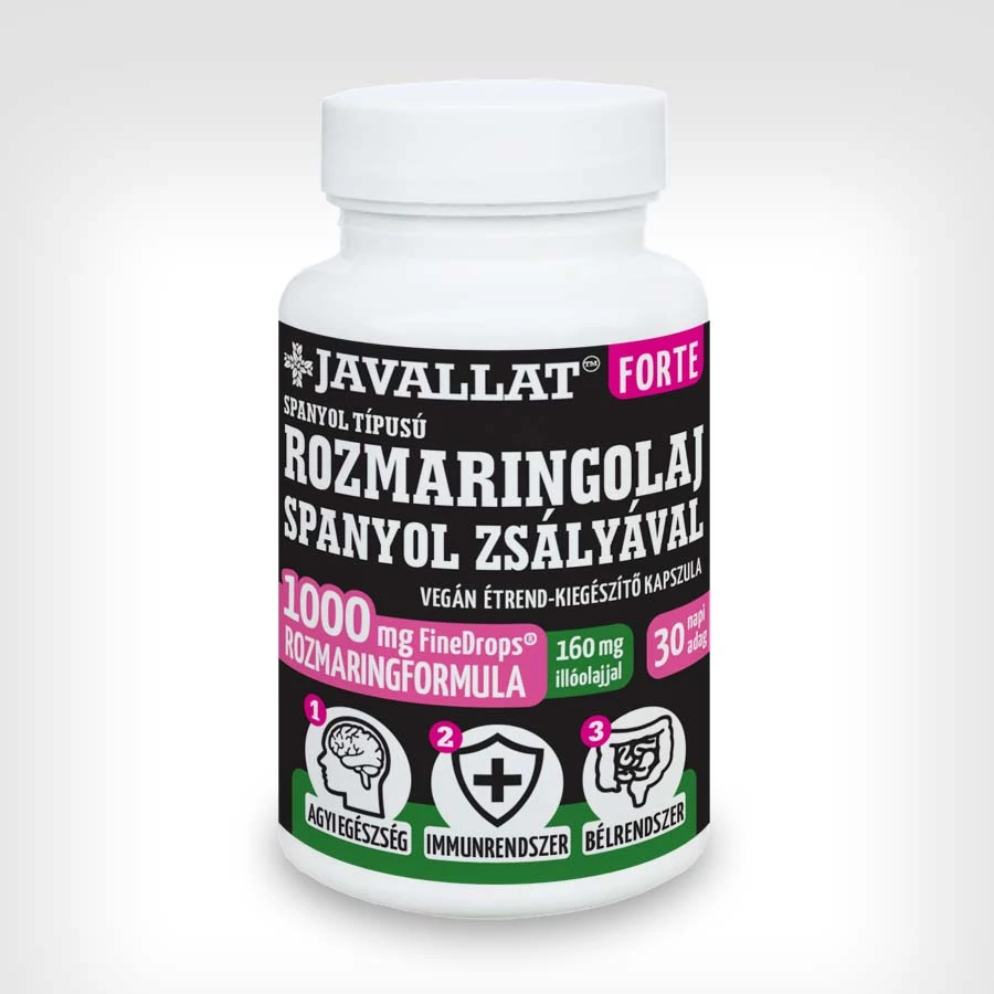Javallat Forte Rozmaringolaj kapszula spanyol zsályával - 60db
