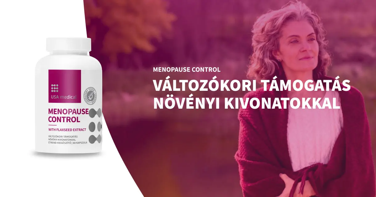 USA Medical Menopauza Kontroll gyógynövény kapszula - 60db USA Medical Menopauza Kontroll gyógynövény kapszula - 60db