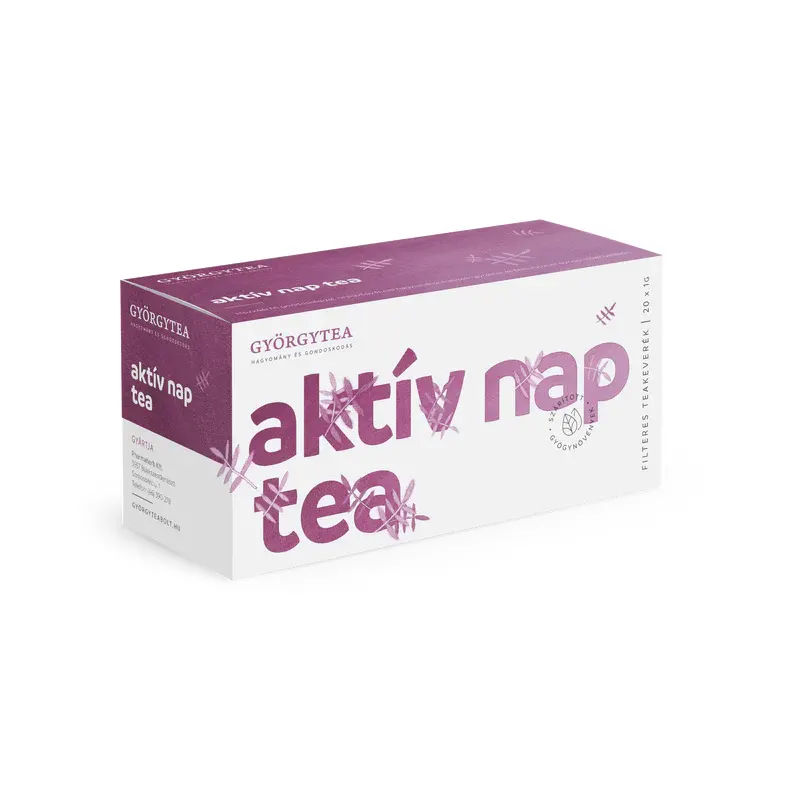 Györgytea Aktív Nap filteres teakeverék - 20db
