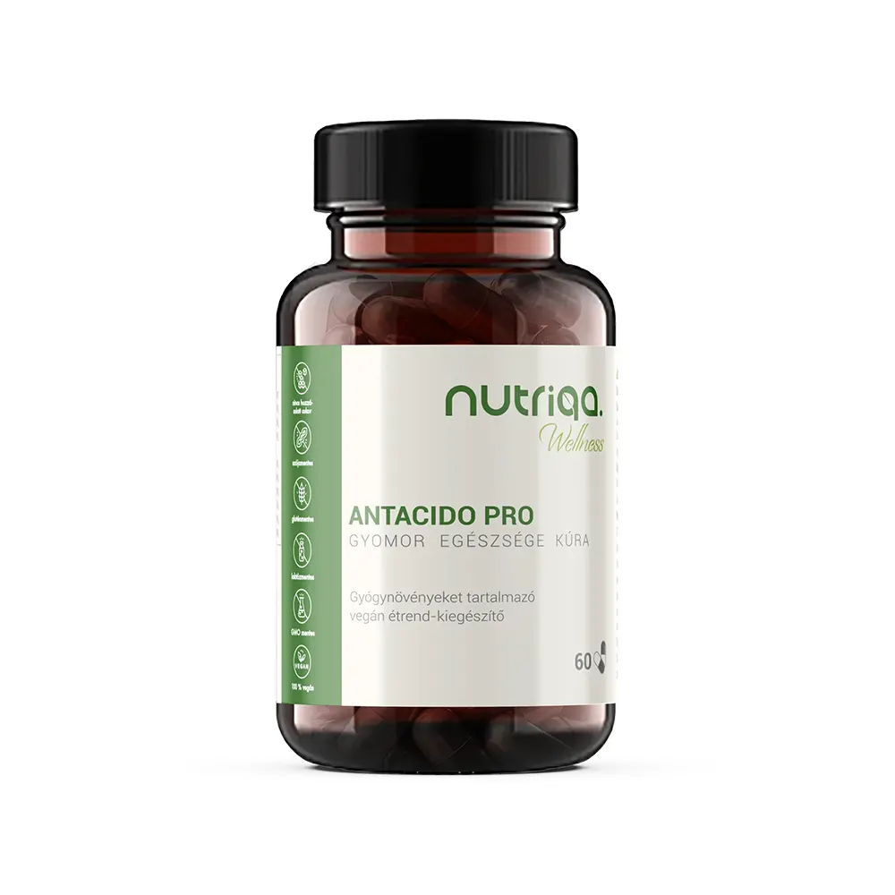 Nutriqa Antacido Pro Gyomor Egészsége kapszula - 60db