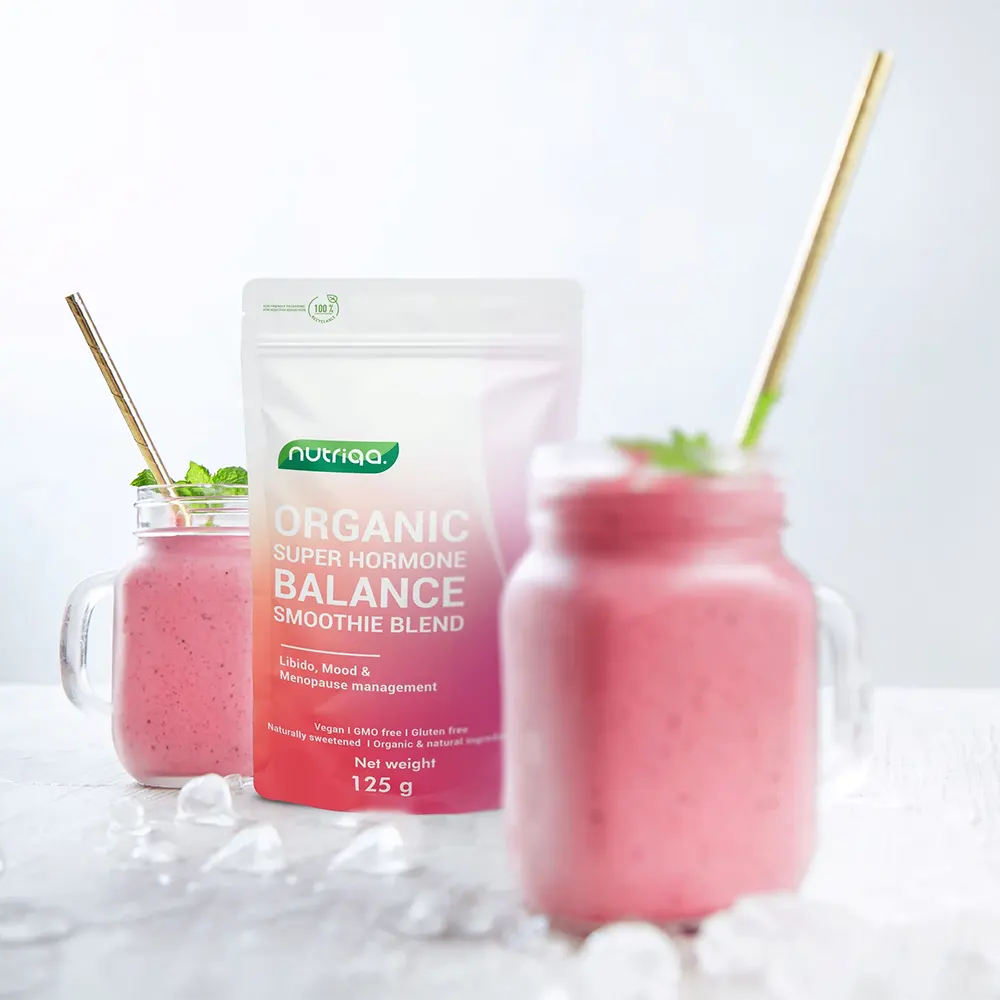 Nutriqa Bio Szuper Hormonegyensúly porkeverék - 125g Nutriqa Bio Szuper Hormonegyensúly porkeverék - 125g