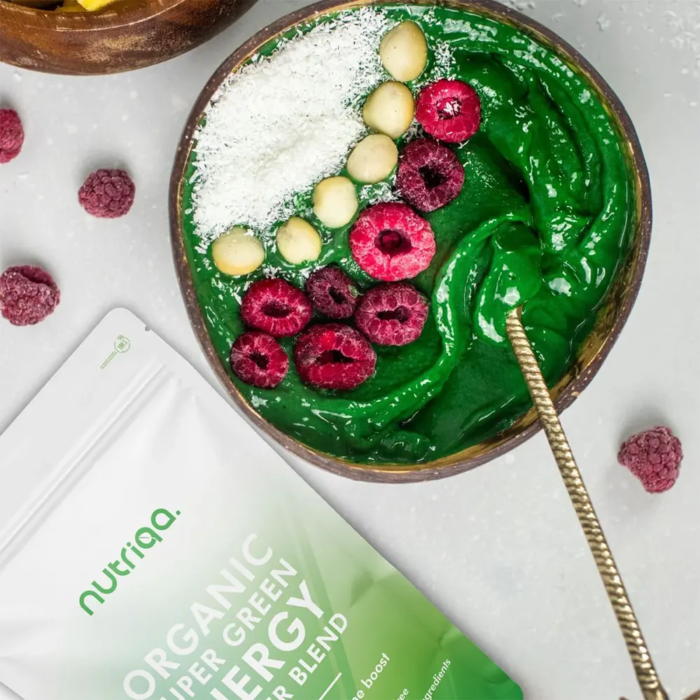 Nutriqa Bio Szuper Zöld Energia porkeverék - 125g Nutriqa Bio Szuper Zöld Energia porkeverék - 125g