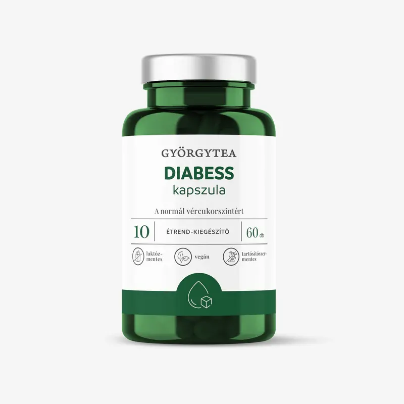 Györgytea Diabess kapszula - 60db