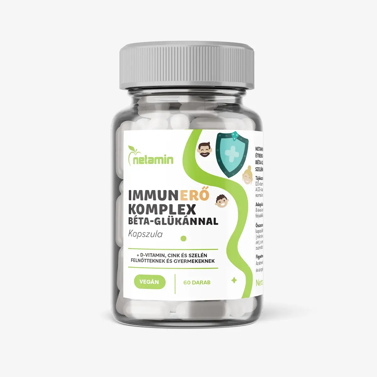 Netamin Immunerő Komplex Béta-glükánnal - 60db