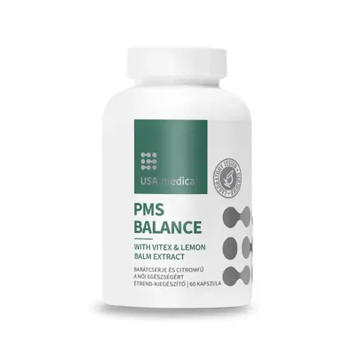 USA Medical PMS Balance Női Egyensúly kapszula barátcserjével - 60db