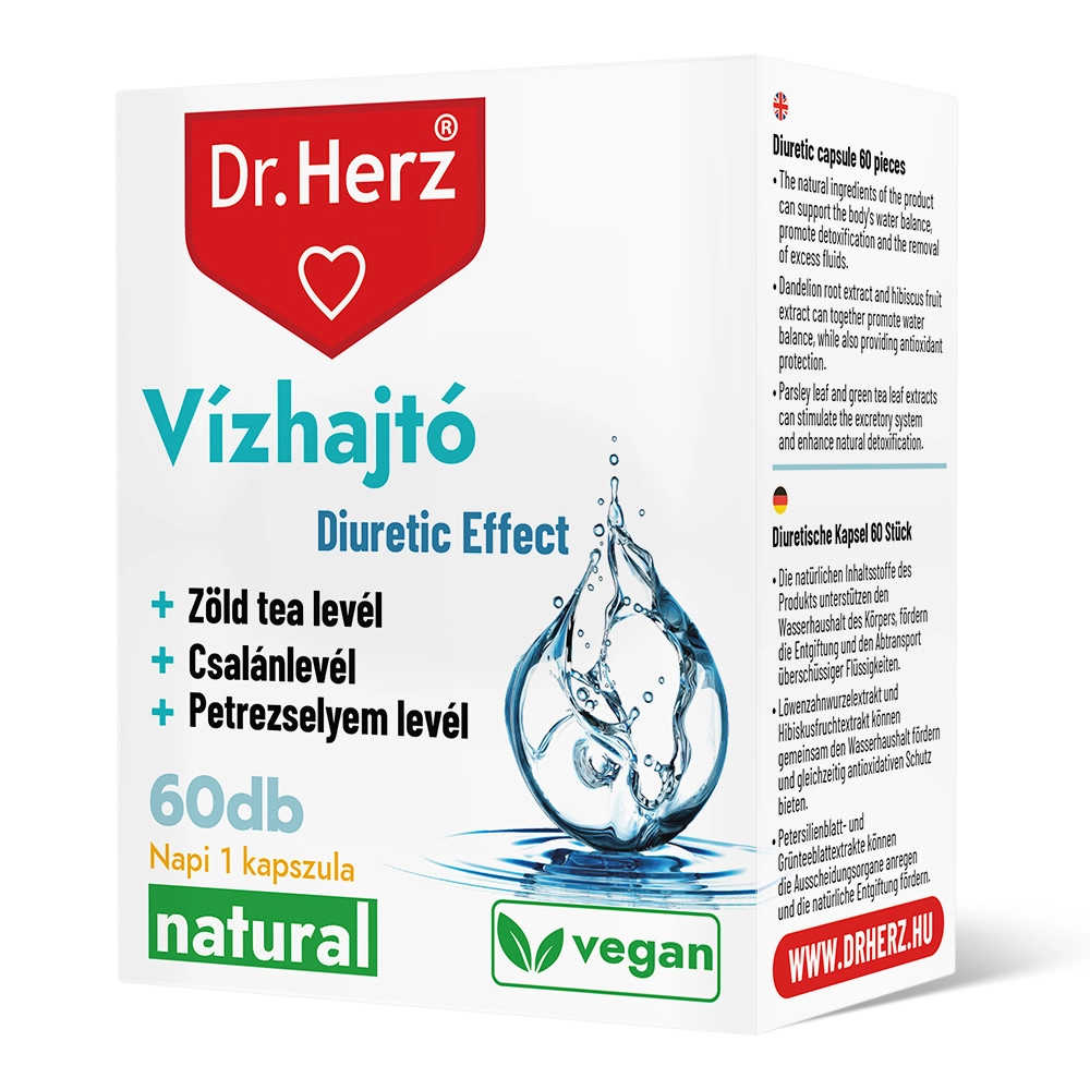 Dr. Herz Vízhajtó kapszula - 60db Dr. Herz Vízhajtó kapszula - 60db