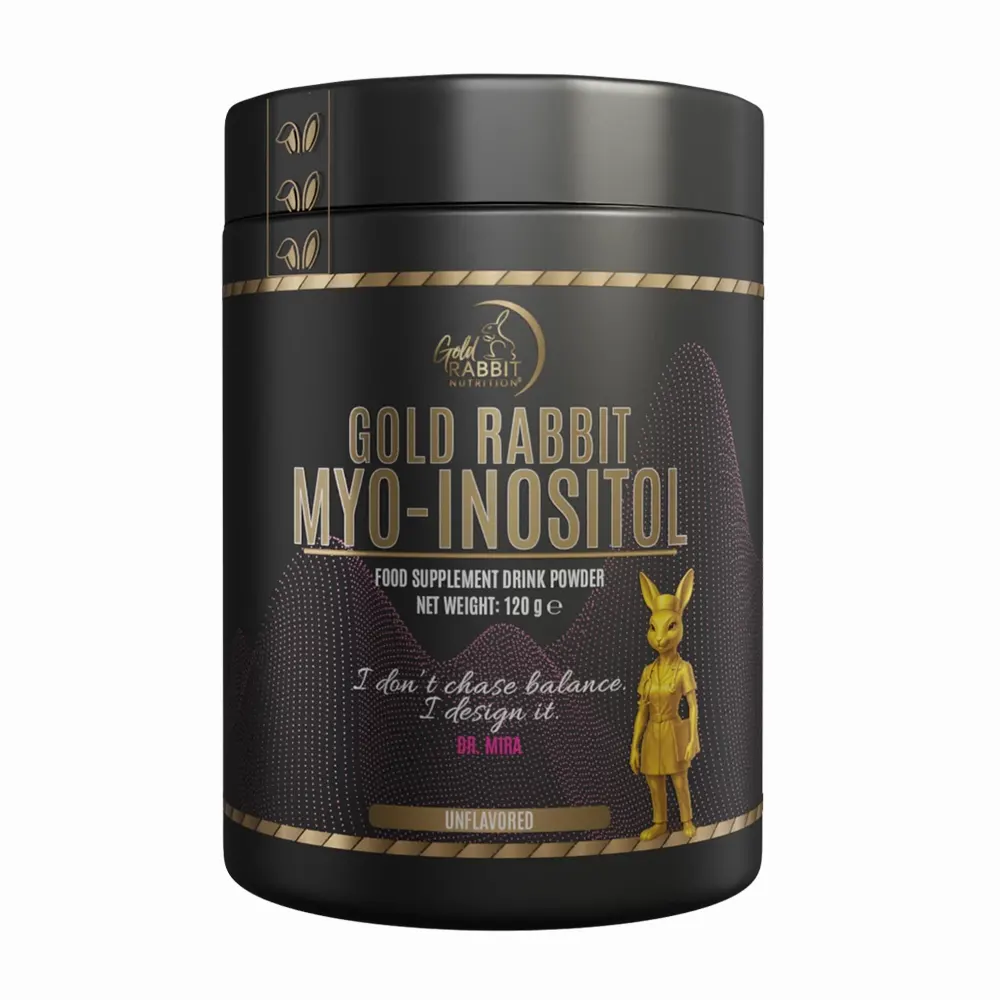 Gold Rabbit Myo-Inositol ízesítetlen por - 120g