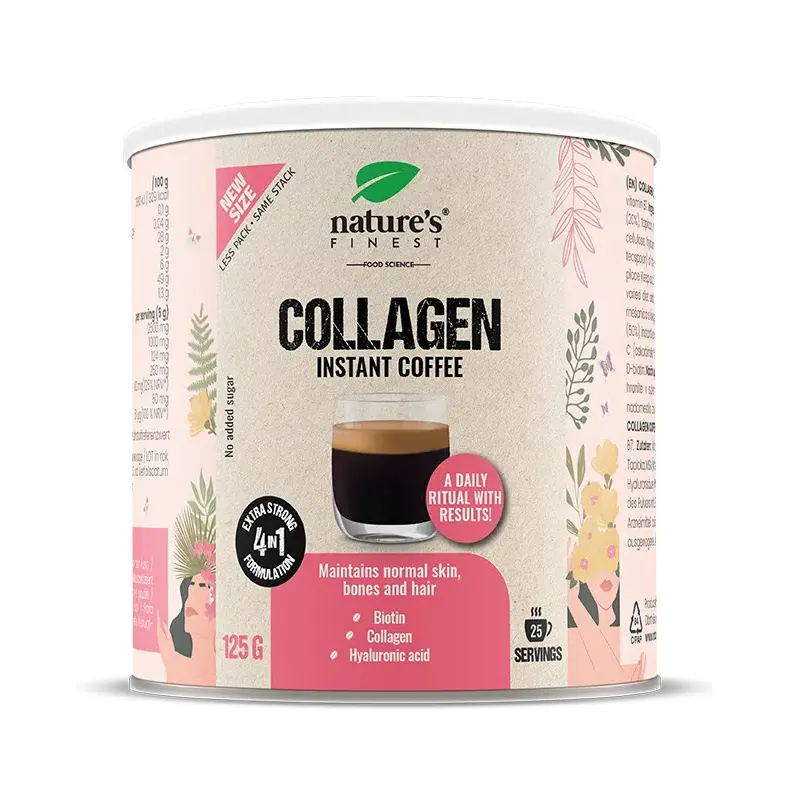 Nature's Finest Instant kávé kollagénnel - 125g